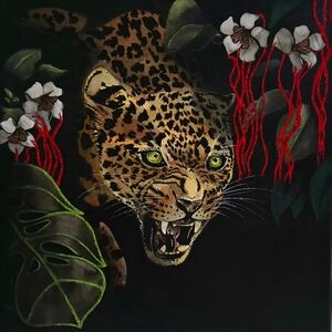 Leopard Jungle Art Print